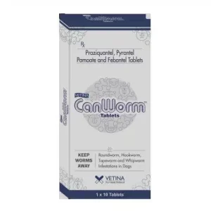 CanWorm Fenbendazole Deworming Oral Suspension for Pet Cat and Dog