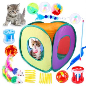 Kitten Toy Set With Tunnel