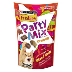 Purina Friskies Party Mix Cat Treat Mixed Grill