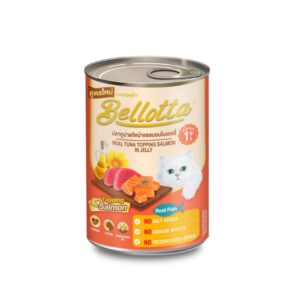 Bellotta Canned Cat Food Real Tuna Topping Salmon In Jelly