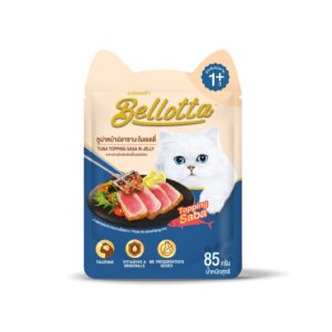 Bellotta Pouch Cat Food Tuna Topping Saba in Jelly