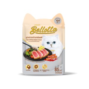 Bellotta Pouch Cat Food Tuna Topping Shirasu In Jelly